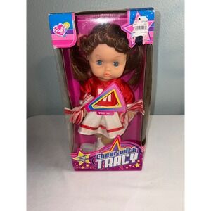 Lovee Doll Cheer with Tracy Electronic Talking Cheerleader Doll Red White NEW